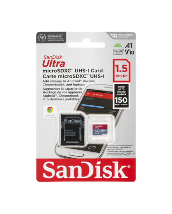 SanDisk UltramicroSDXC 1.5TB+SD AdapterUHS-ICard
