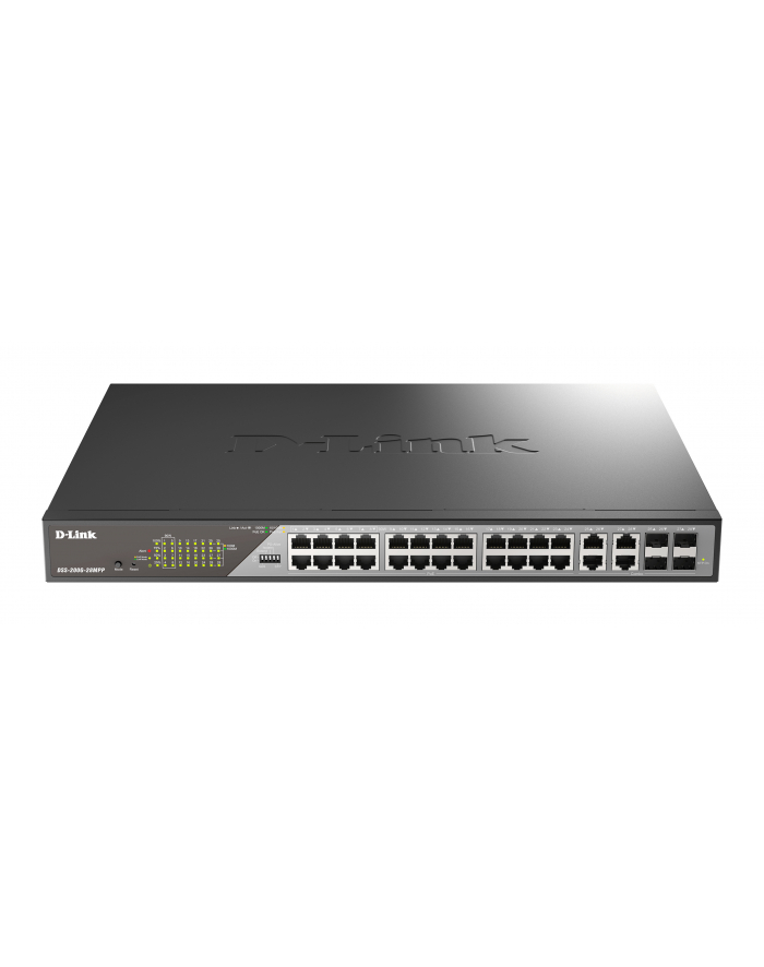 D-Link 24 ports Gigabit PoE dont 8 PoE++4 port główny