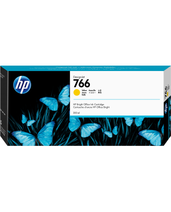 HP Atrament 766 300-ml Yellow Ink Crtg