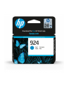 hp supplies ink HP INC Atrament HP 924 Cyan Original Ink Cartridge - nr 1