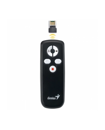 Presenter MediaPointer 100, Black, wskaźnik laserowy, Pico odbiornik, USB