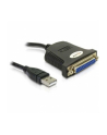 ADAPTER USB -> PORT DRUKARKOWY DB25PIN CZARNY - nr 11