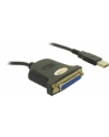 ADAPTER USB -> PORT DRUKARKOWY DB25PIN CZARNY - nr 12