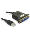 ADAPTER USB -> PORT DRUKARKOWY DB25PIN CZARNY - nr 14