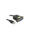 ADAPTER USB -> PORT DRUKARKOWY DB25PIN CZARNY - nr 15