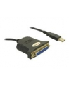 ADAPTER USB -> PORT DRUKARKOWY DB25PIN CZARNY - nr 20