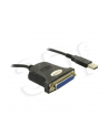 ADAPTER USB -> PORT DRUKARKOWY DB25PIN CZARNY - nr 4