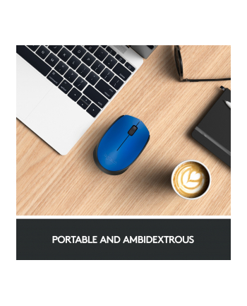 logitech WIRELESS MOUSE M171 BLUE-K/.IN