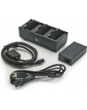 zebra 3 Slot Battery Charger; ZQ300 Series; includes power supply and (wersja europejska) power cord - nr 7