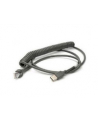 zebra evm CABLE - SHIELD-ED USB: SERIES A, 9', COILED, BC1.2 (HIGH CURRENT), -30C - nr 1