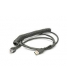 zebra evm CABLE - SHIELD-ED USB: SERIES A, 9', COILED, BC1.2 (HIGH CURRENT), -30C - nr 12