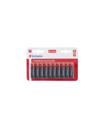 verbatim ALKALINE BATTERY AA 20 PACK/HANGCARD