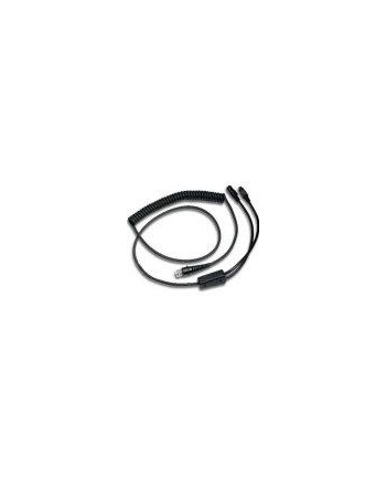 datalogic Cable, USB, Type A, Power Off Terminal, Coiled, 12 ft