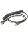 datalogic Cable, USB, Type A, Coiled, POT, CAB-524, 8 ft. - nr 2