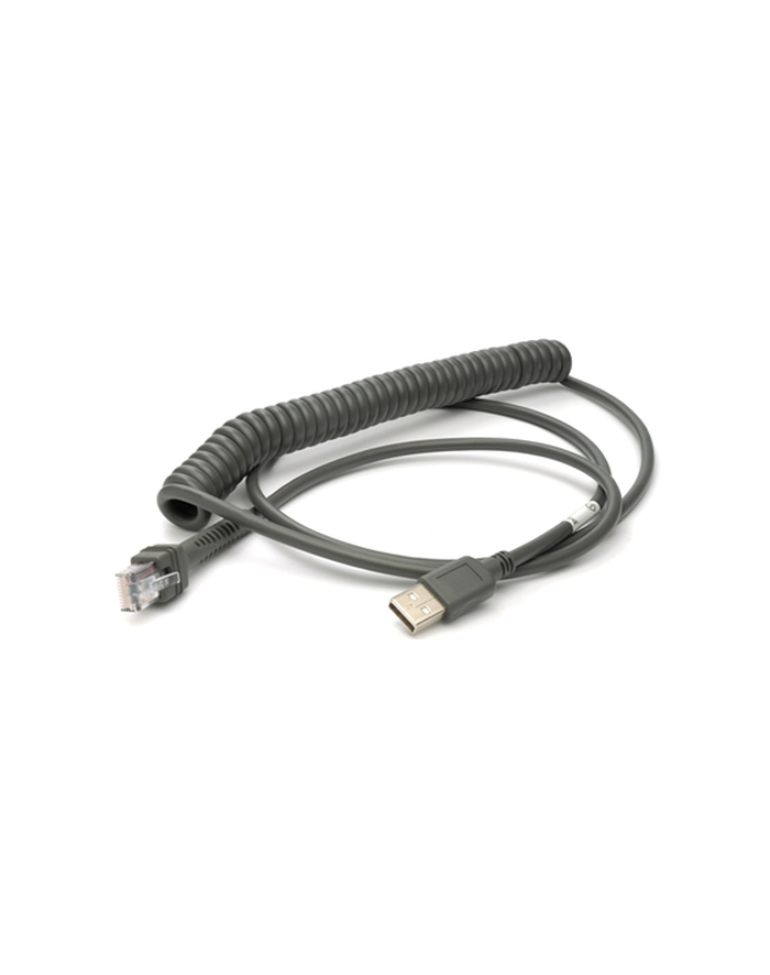 datalogic Cable, USB, Type A, Coiled, POT, CAB-524, 8 ft. główny