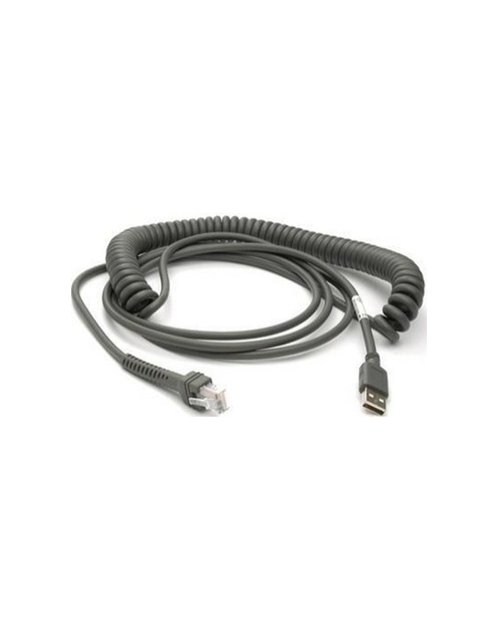 datalogic Cable, USB, Type A, Coiled, 3.6 m, CAB-467, 12 ft. główny