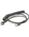 datalogic Cable, USB, Type A, Coiled, 3.6 m, CAB-467, 12 ft. - nr 4