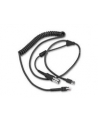 zebra evm CABLE - USB, RS232 Y POWER STEALER, 9FT COILED, DS3600 TO VC5090, -30C - nr 1