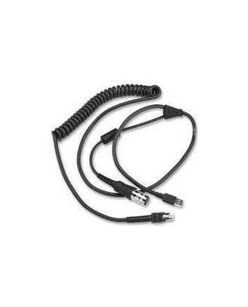 zebra evm CABLE - USB, RS232 Y POWER STEALER, 9FT COILED, DS3600 TO VC5090, -30C