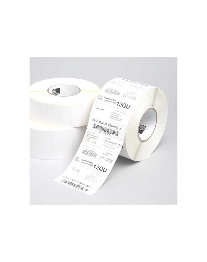 zebra Label, Paper, 102x38mm; Thermal Transfer, Z-Perform 1000T, Uncoated, Permanent Adhesive, 76mm Core główny
