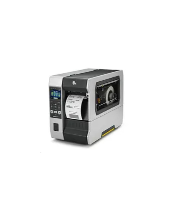 zebra TT Printer ZT610; 4, 300 dpi, Euro and UK cord, Serial, USB, Gigabit Ethernet, Bluetooth 4.0, USB Host, Cutter, Color, ZPL