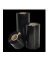 zebra Wax Ribbon, 102mmx450m (4.02inx1476ft), 2100; High Performance, 25mm (1in) core, 12/box - nr 10