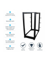 startech 25U ADJ D-EPTH 4 POST RACK/. - nr 25
