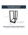 startech 25U ADJ D-EPTH 4 POST RACK/. - nr 33