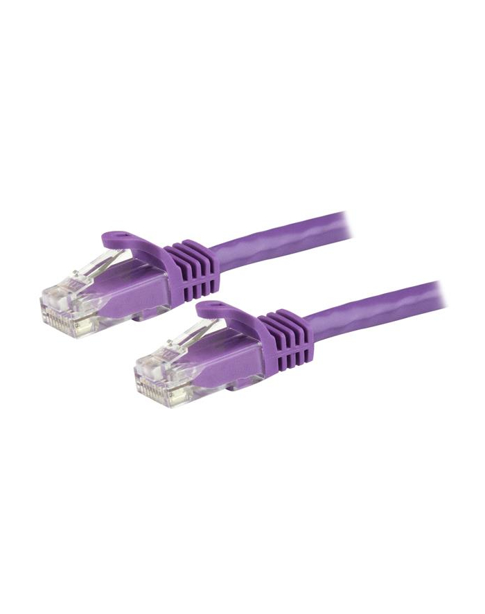 startech 3M PURPLE CAT6 PATCH CABLE/SNAGLESS ETHERNET CABLE - UTP główny