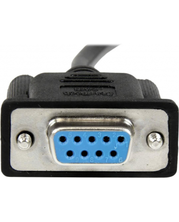 startech 2M BLACK DB9 NULL MOD-EM CABLE/SERIAL NULL MOD-EM CABLE BLACK