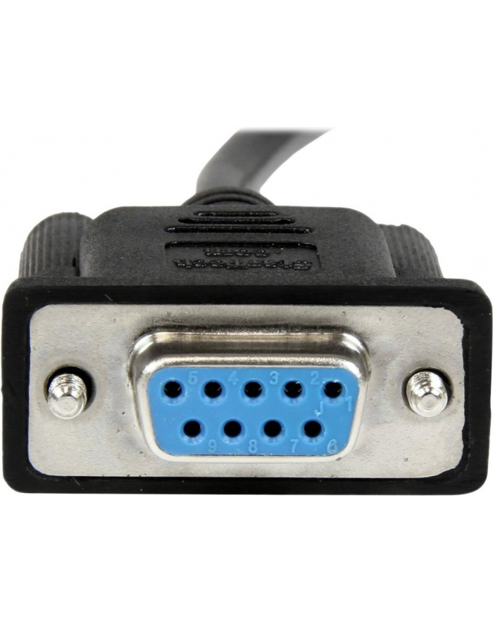 startech 2M BLACK DB9 NULL MOD-EM CABLE/SERIAL NULL MOD-EM CABLE BLACK główny