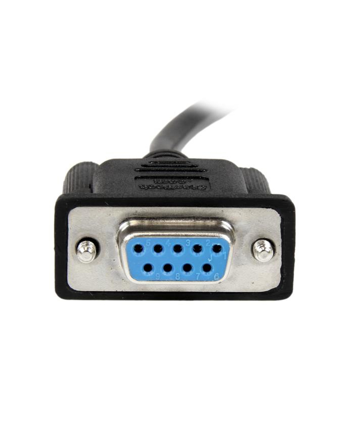 startech 2M BLACK DB9 NULL MOD-EM CABLE/SERIAL NULL MOD-EM CABLE BLACK główny