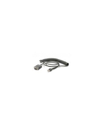 zebra evm CABLE - RS232: DB9 FEMALE CONNECTOR, 9FT (2.8M) COILED, POWER PIN 9