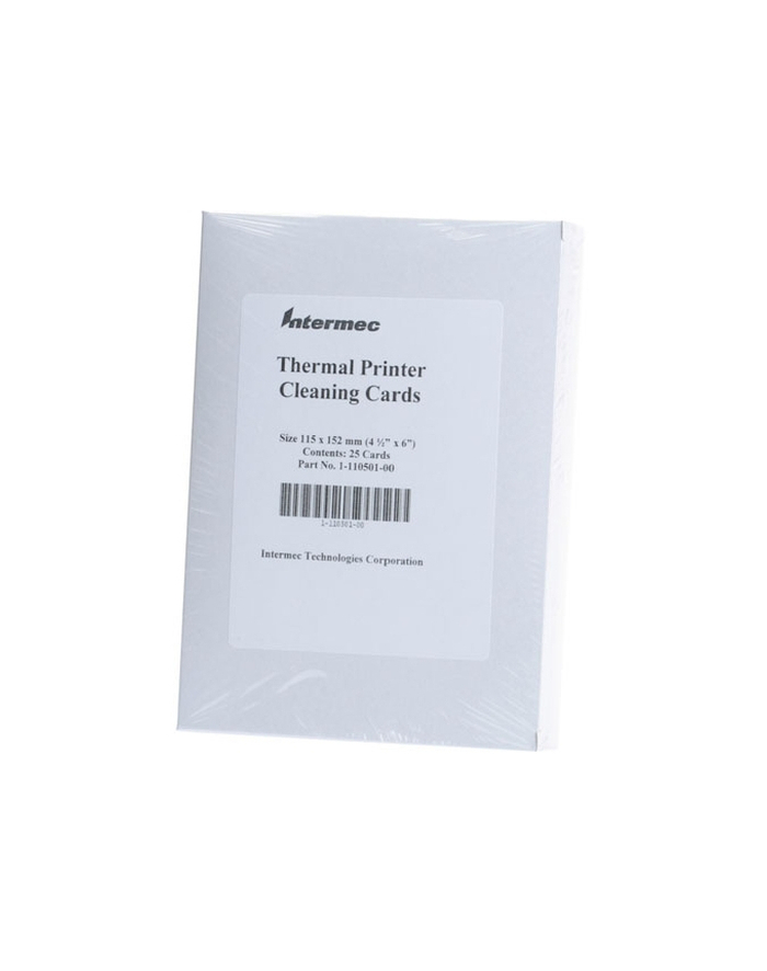 honeywell Cleaning card for 4´ wide Industrial Printers, 25 cards per carton główny