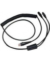 honeywell Cable: KBW, Kolor: CZARNY, PS2, 3m (9.8´), coiled, 5 V external power with option for host power - nr 6