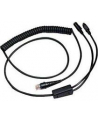 honeywell Cable: KBW, Kolor: CZARNY, PS2, 3m (9.8´), coiled, 5 V external power with option for host power - nr 9