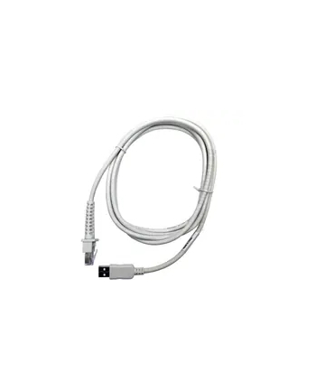 datalogic Cable, USB, Type A, TPUW, Straight, 2M, White