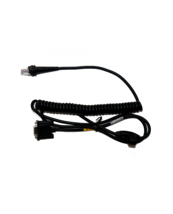 honeywell Cable: RS232 (+5V signals), Kolor: CZARNY, DB9 Male, 3m (9.8´), coiled, external power with option for host power on pin 9 for connection to Wincor Beetle