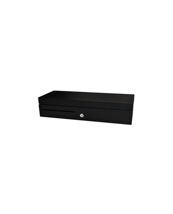 apg ECD460 Flip Lid Cash Drawer, Black, 460 x 170 x 100, RJ11 cable, 24v