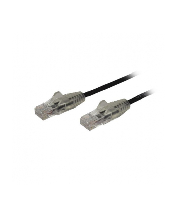 startech CAT6 CABLE - 1 M - BLACK/SLIM RJ45 1M BLACK