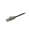 startech CAT6 CABLE - 1 M - BLACK/SLIM RJ45 1M BLACK - nr 2