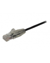 startech CAT6 CABLE - 1 M - BLACK/SLIM RJ45 1M BLACK - nr 5