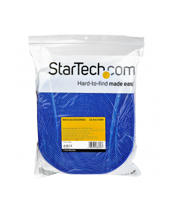 startech HOOK AND LOOP ROLL 100FT./- BLUE - RESUABLE