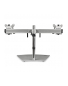 startech DUAL-MONITOR STAND - HORIZONTAL/FOR UP TO 24IN MONITORS - SILVER - nr 3