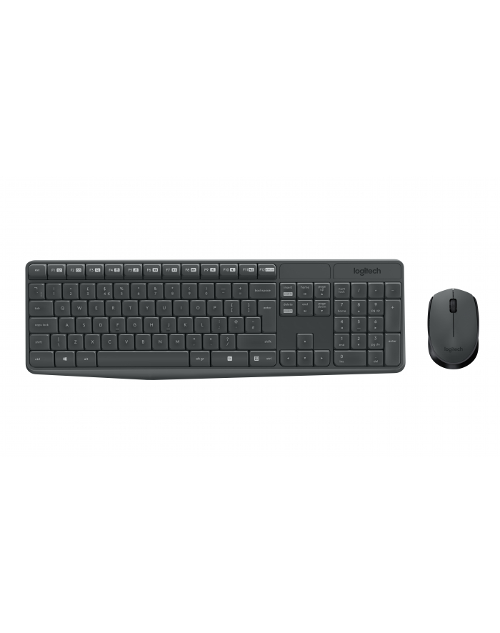 logitech MK235 WIRELESS KEYBOARD / MOUSE/GREY-HRV-SLV-2.4GHZ-INTNL główny