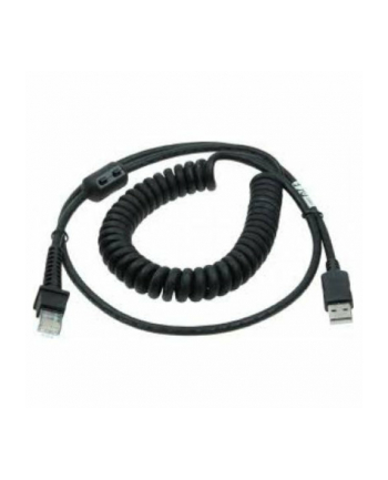 datalogic CABL USB TYPE ATPUW COILED 2.4M/BLK 2.4M BLK