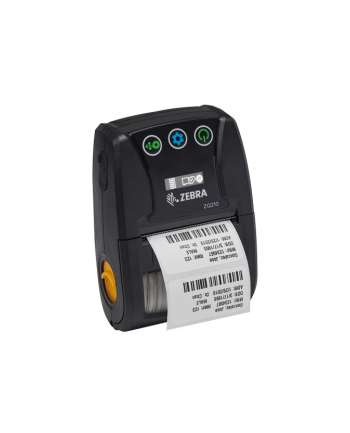 zebra ZQ210, 2.25inch DT Printer, Bluetooth, linerlessprinting, Belt clip, USB cable, English/Latin/Cyrillic