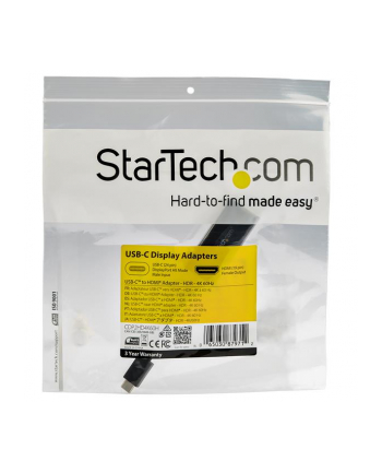 startech USB-C TO HDMI ADAPTER WITH HDR/.