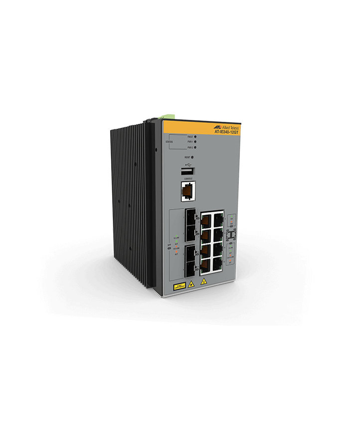 allied telesis L3 INDUSTRIAL LAN SWITCH 8X/10/100/1000-T 4X SFP PORTS główny