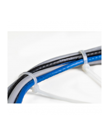 startech 100 PACK 10 CABLE TIES -WHITE/NYLON ZIP TIE WRAPS UL TAA